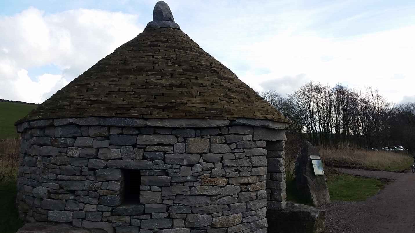 Shelter on the High Peak trail in the Peak District